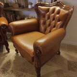 Pair of baroque armchairs