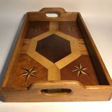 Wooden serving tray