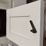 Farrow & Ball white painted high bedside table