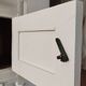 Farrow & Ball white painted high bedside table
