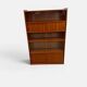Vintage display library 60/70 Sliding door shelf
