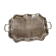 Large english silver metal tray