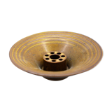 Ikebana picnic cup in Taizé sandstone by Daniel Montmollin