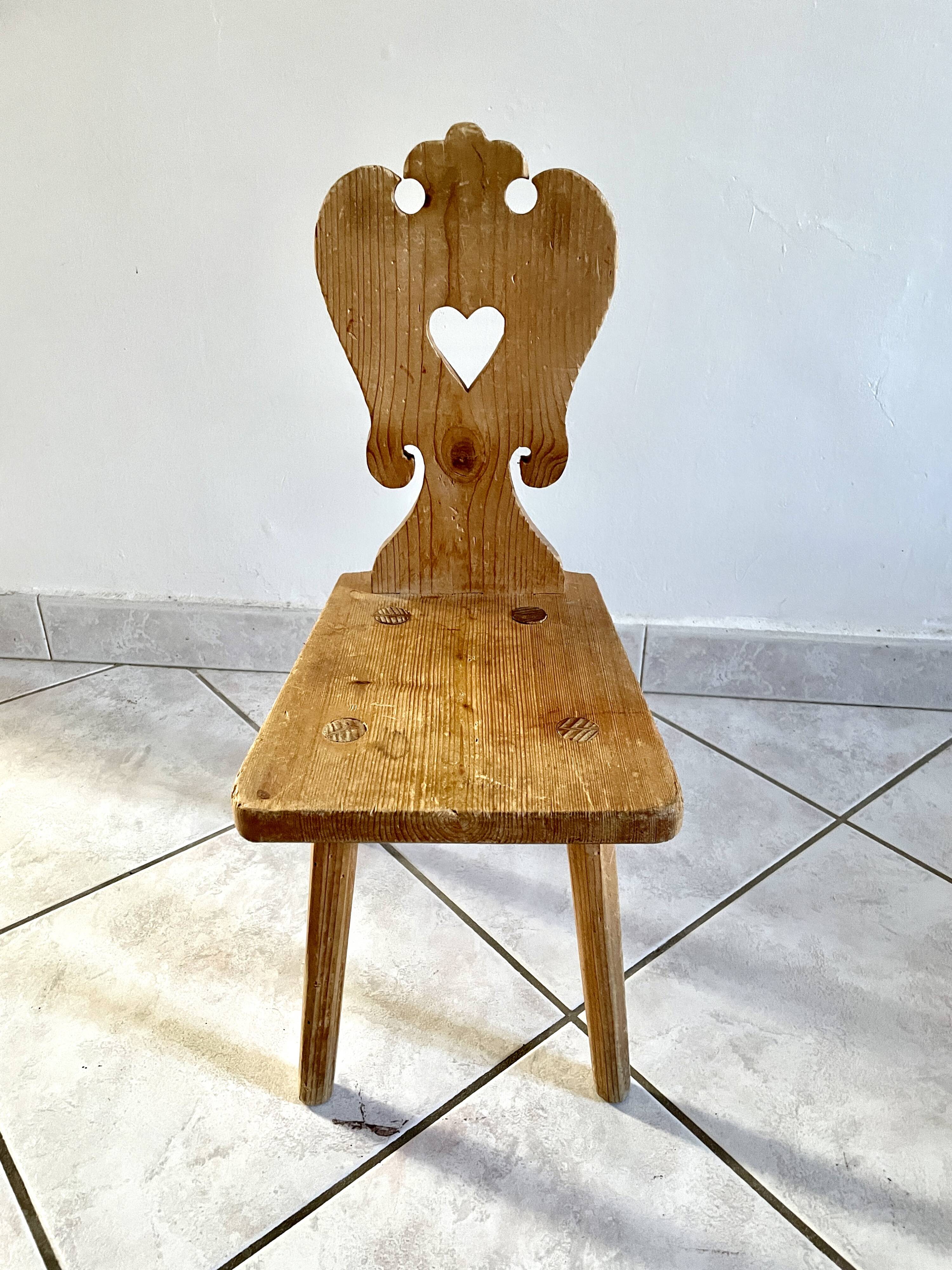 Rustic children's chair