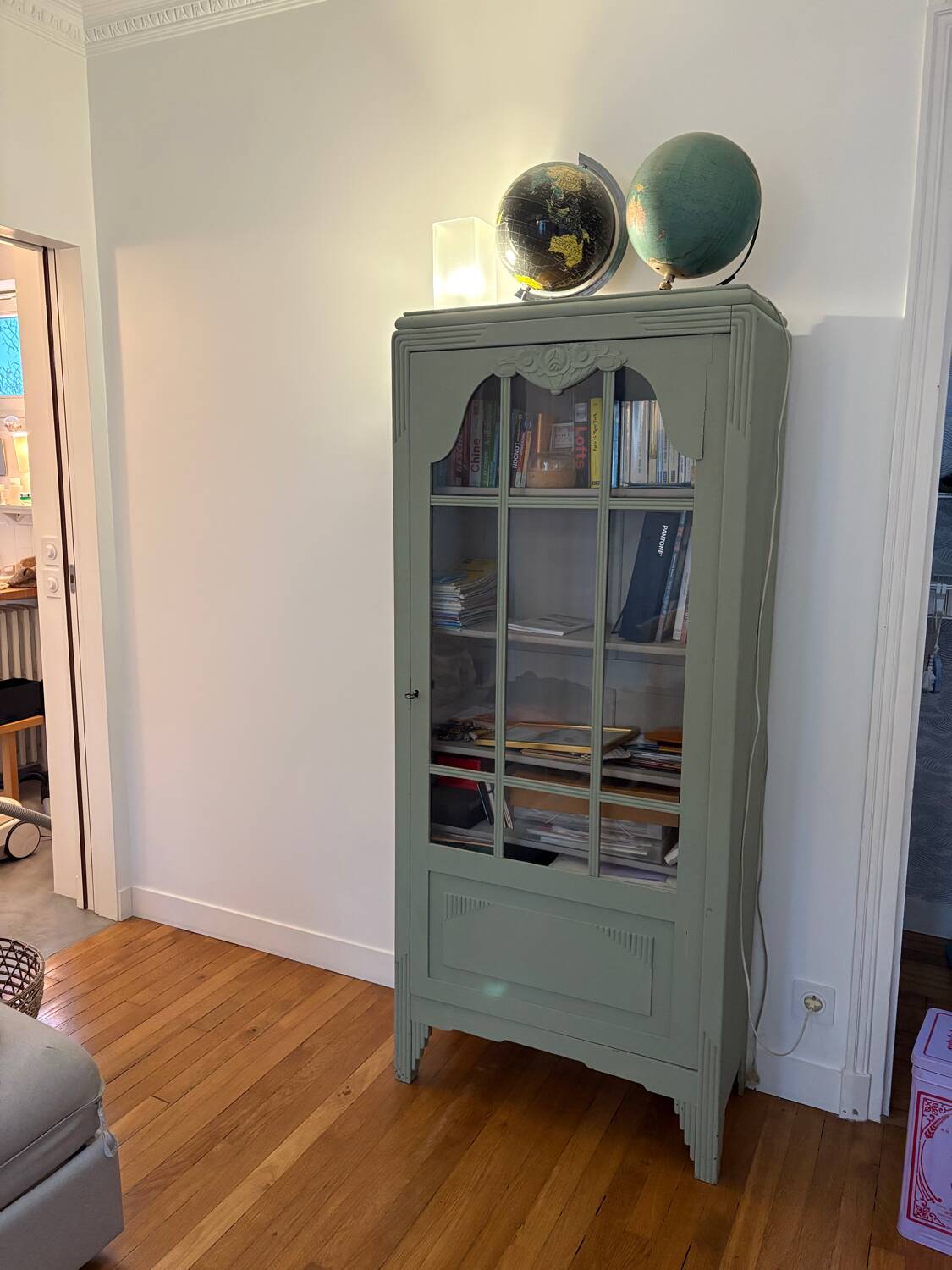 Vintage glass cabinet