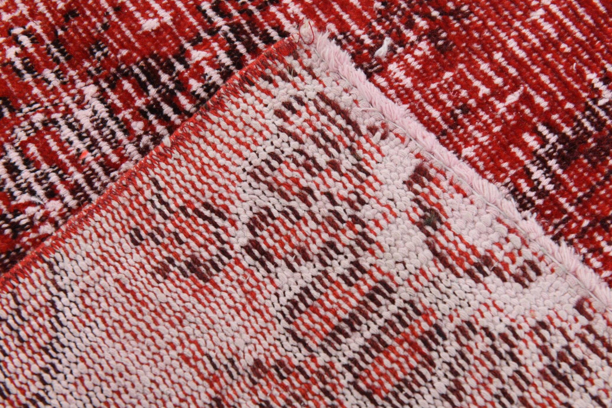 6x10 Rug For Dining Room Red Vintage Area Rug, 175x296Cm SK 3756
