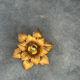 Applique florale masca – italie, années 1970