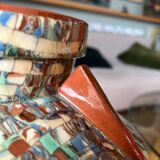 Gerbino vase in mosaic of colored earths