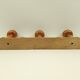 Hook 3 wooden hooks 35 cm