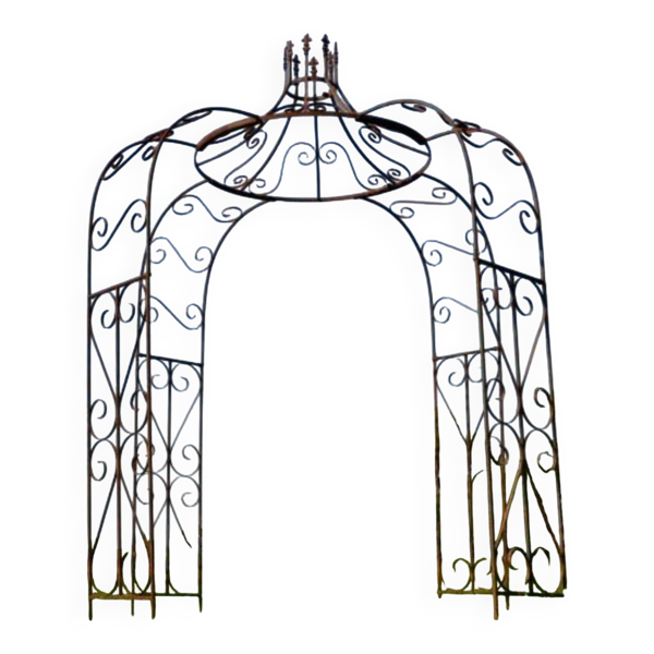 Gloriette, tonnelle , pergola en fer forgé