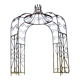 Gloriette, arbour, wrought iron pergola