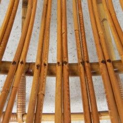 Rohe Noordwolde bamboo and rattan chair, 1950s