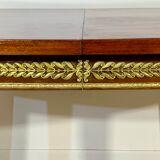 Oval mahogany table Empire style