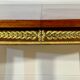 Table ovale en acajou style Empire