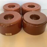 Four ceramic candlesticks AVV VVK Yser Tower Dixmude