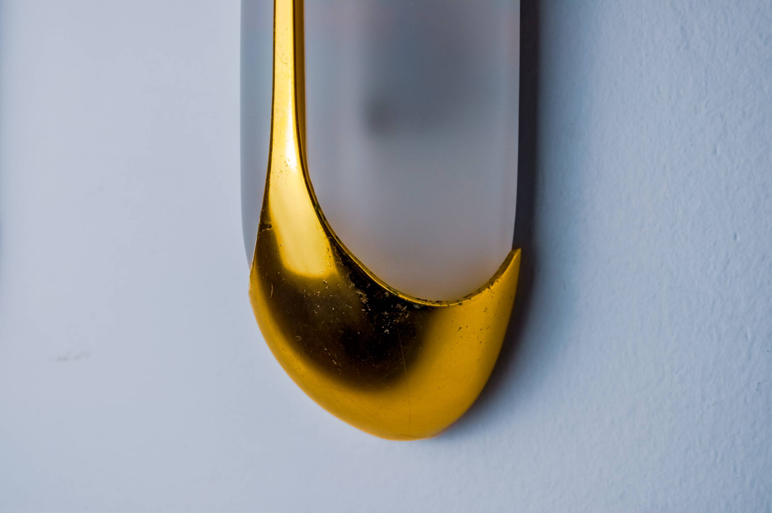 Pair of idearte "ear of corn" wall lights, Spain, 1980