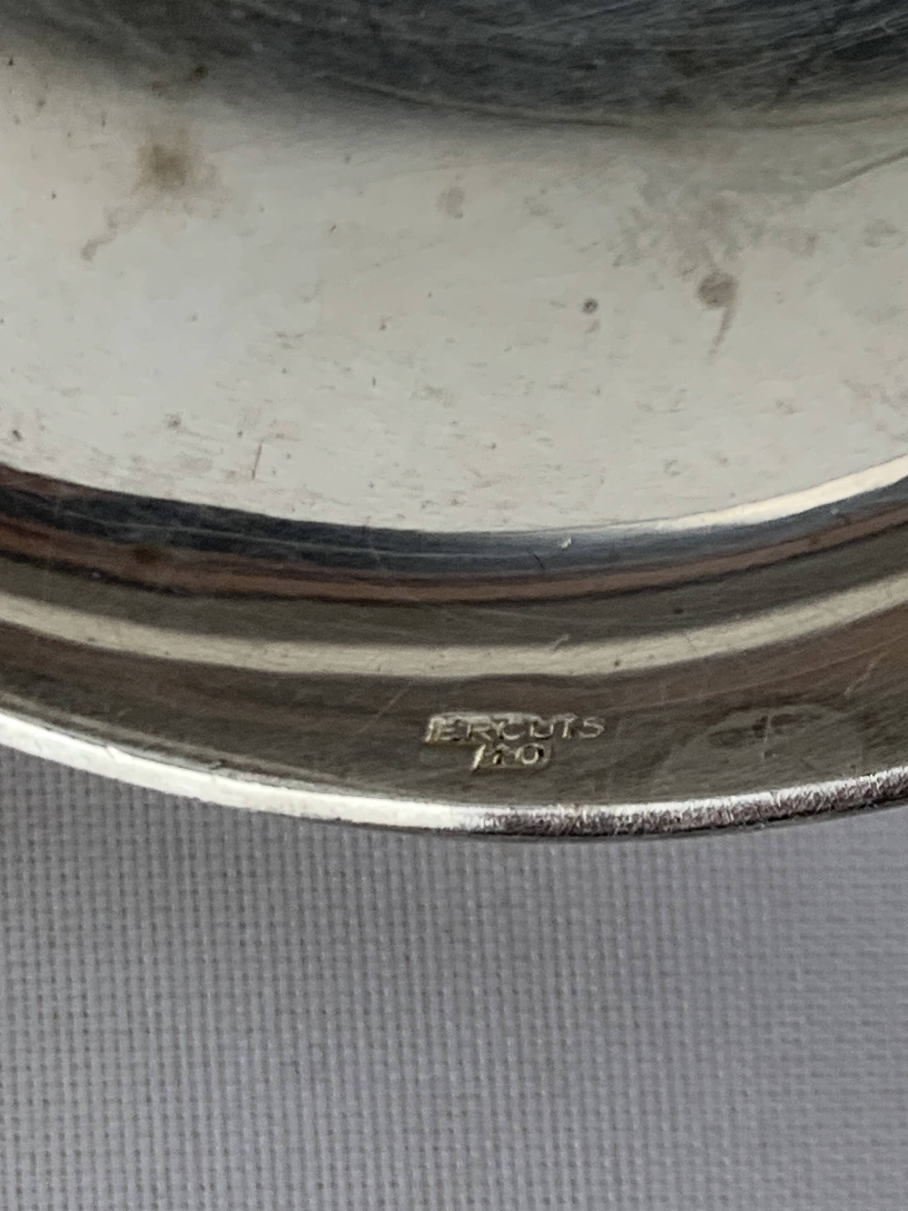 Ercuis silver-plated serving ladle