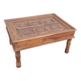 Old wooden coffee table