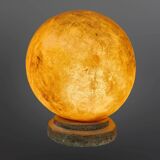 Lampe "Lune" en fibre de verre de l'ère spatiale, France 1970