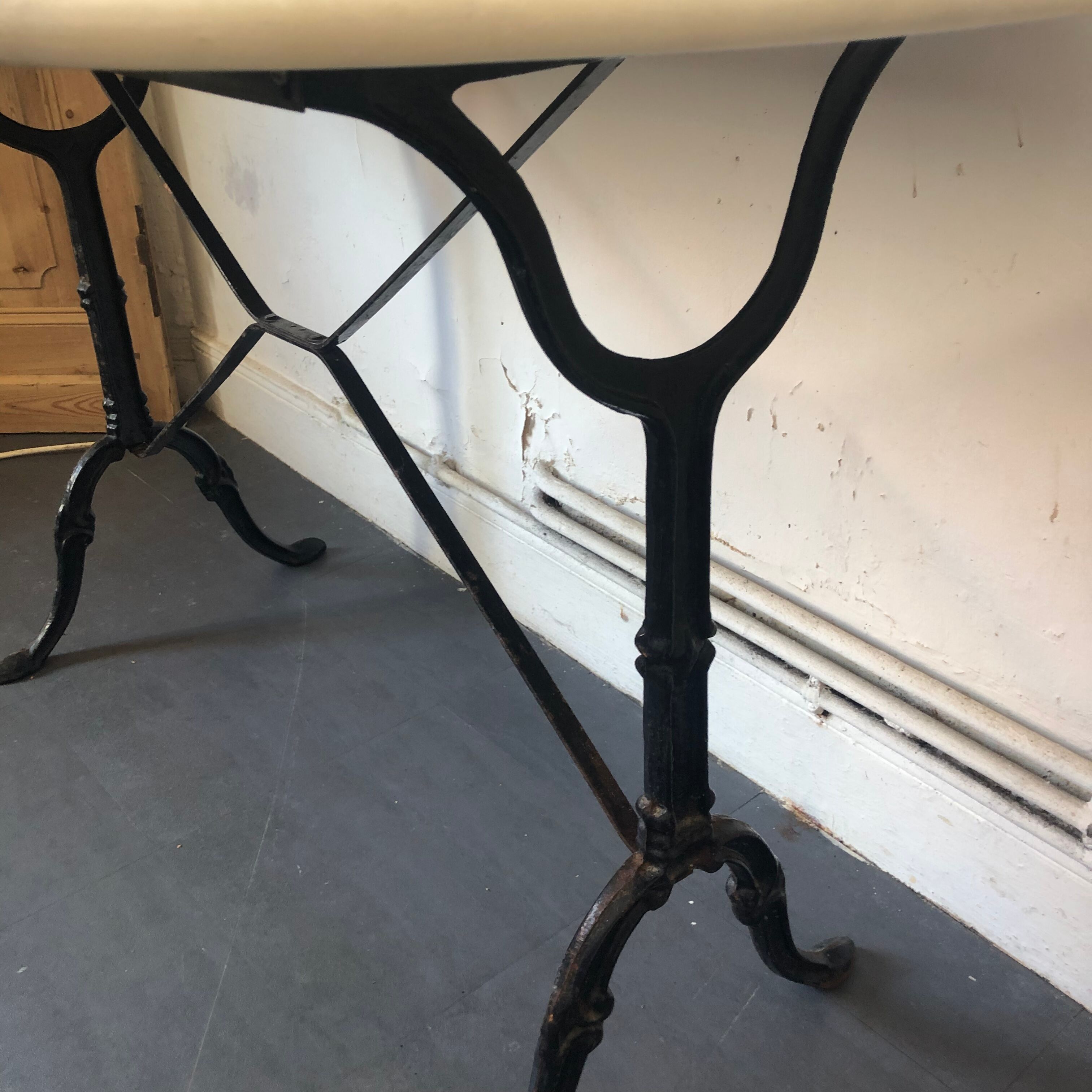 Marble bistro table
