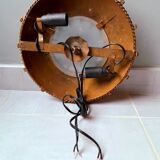 Brutalist sunburst wall light 1960