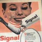 Vintage advertising to frame signal