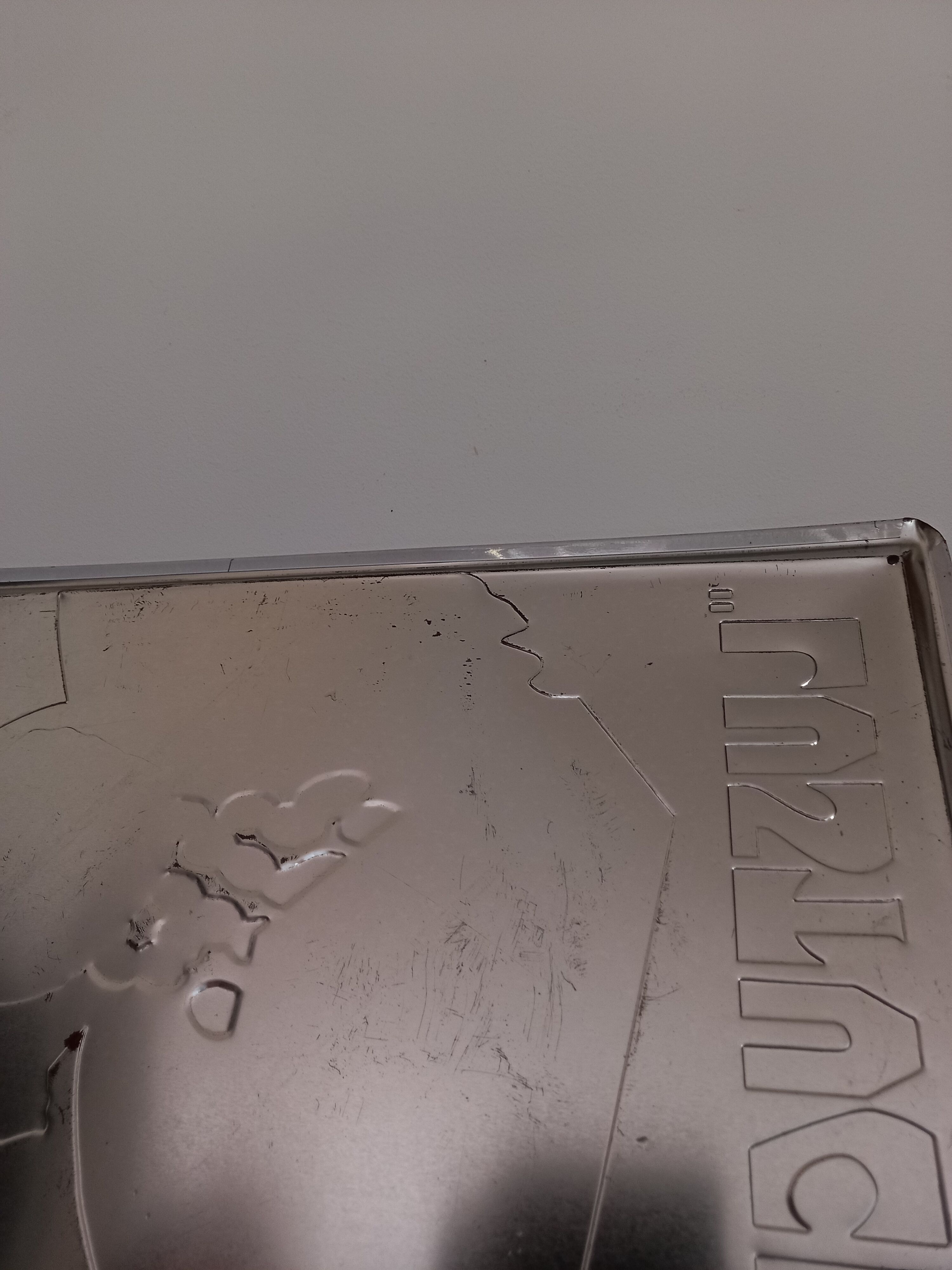 Metal plate "Lustucru"