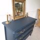Commode bleue