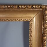 Old frame stucco wood & gilded 40.5x35.5 cm, leaf 28.2x22.9 cm sb