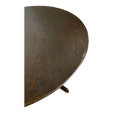 Dark wood extendable dining table, 1970s