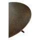 Dark wood extendable dining table, 1970s