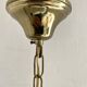 Suspension vintage en nacre et laiton