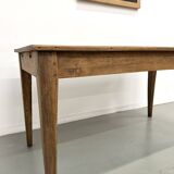 Restored pine farmhouse table