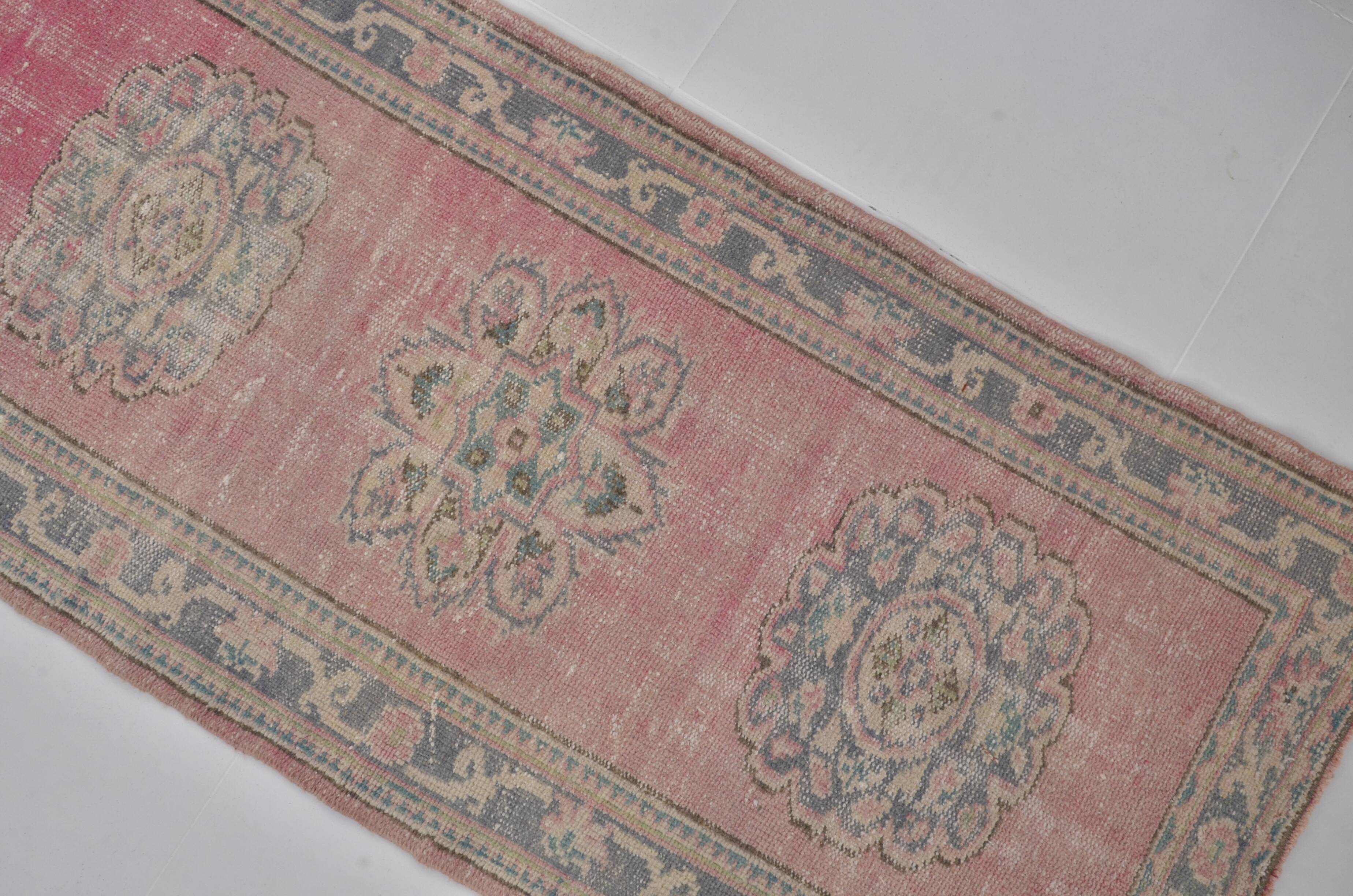 Handknotted Floral Oushak Runner sku 2441