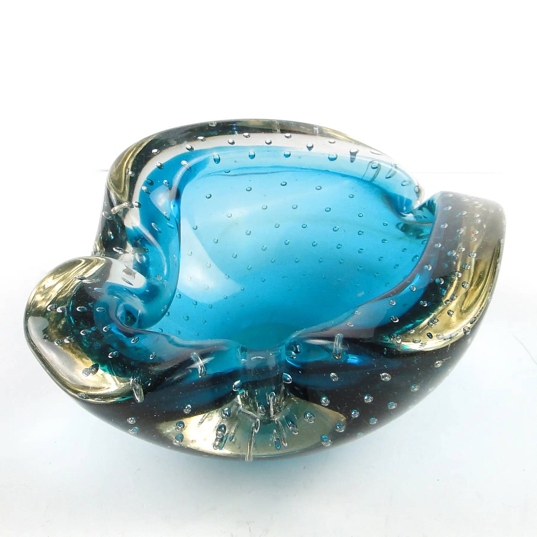 Organizer, Sommerso, Murano glass, Italy, 1950s
