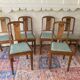 6 chaises Art Déco
