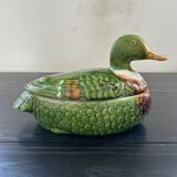 Green duck terrine in slip