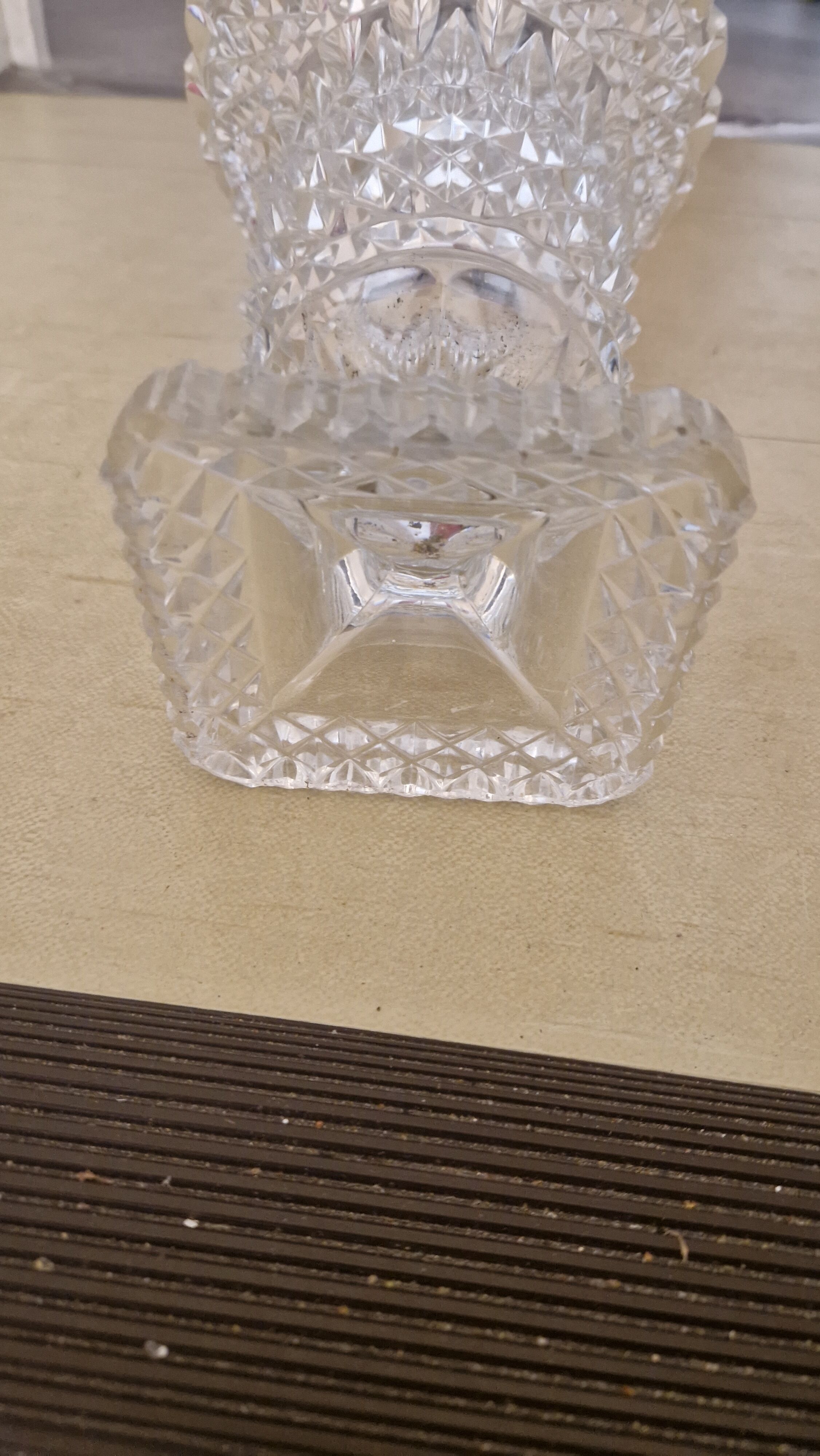 Crystal vase