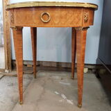 Gueridon style Louis XVI in marquetry