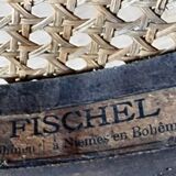 Pair of chairs bistrot Fischel n°18 of 1900 ca