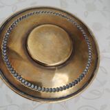 Glass and gold metal candy