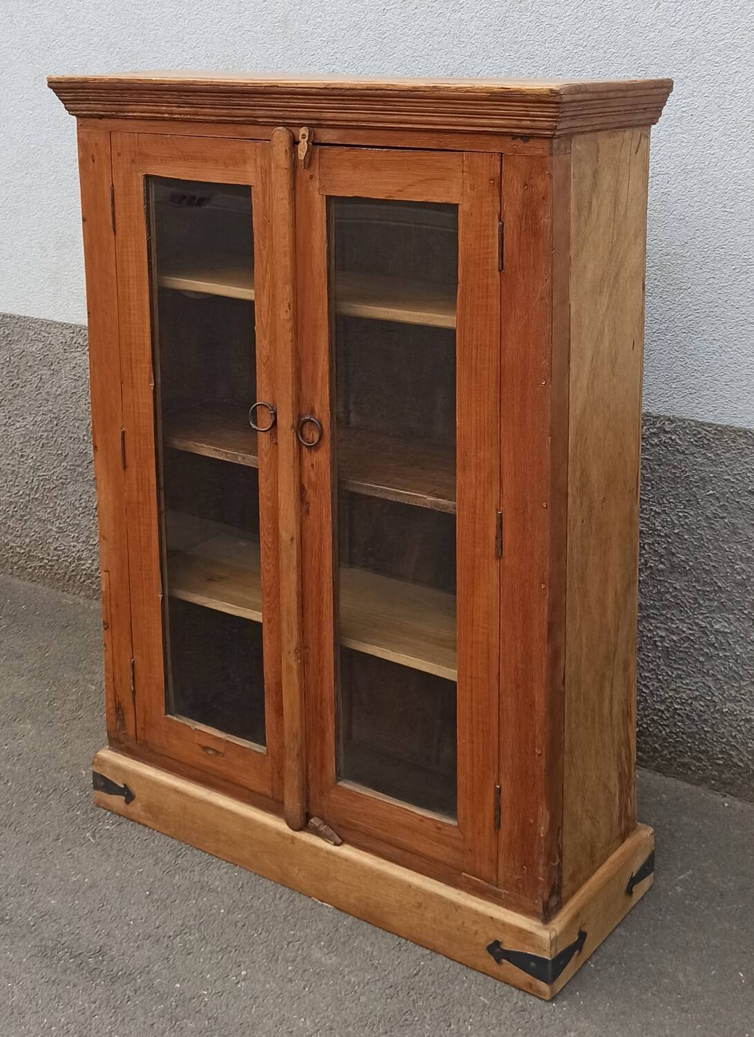 Small old glass cabinet