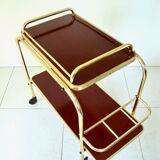 Vintage dessert with serving tray