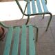 Set of 2 Art Prog metal garden chairs