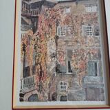 Frame with watercolour