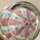 Vase soliflore foot press millefiori murano paper