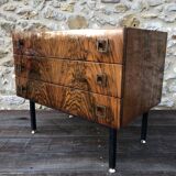Vintage dresser with three rosewood drawers circa 70