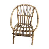 Fauteuil rotin enfant