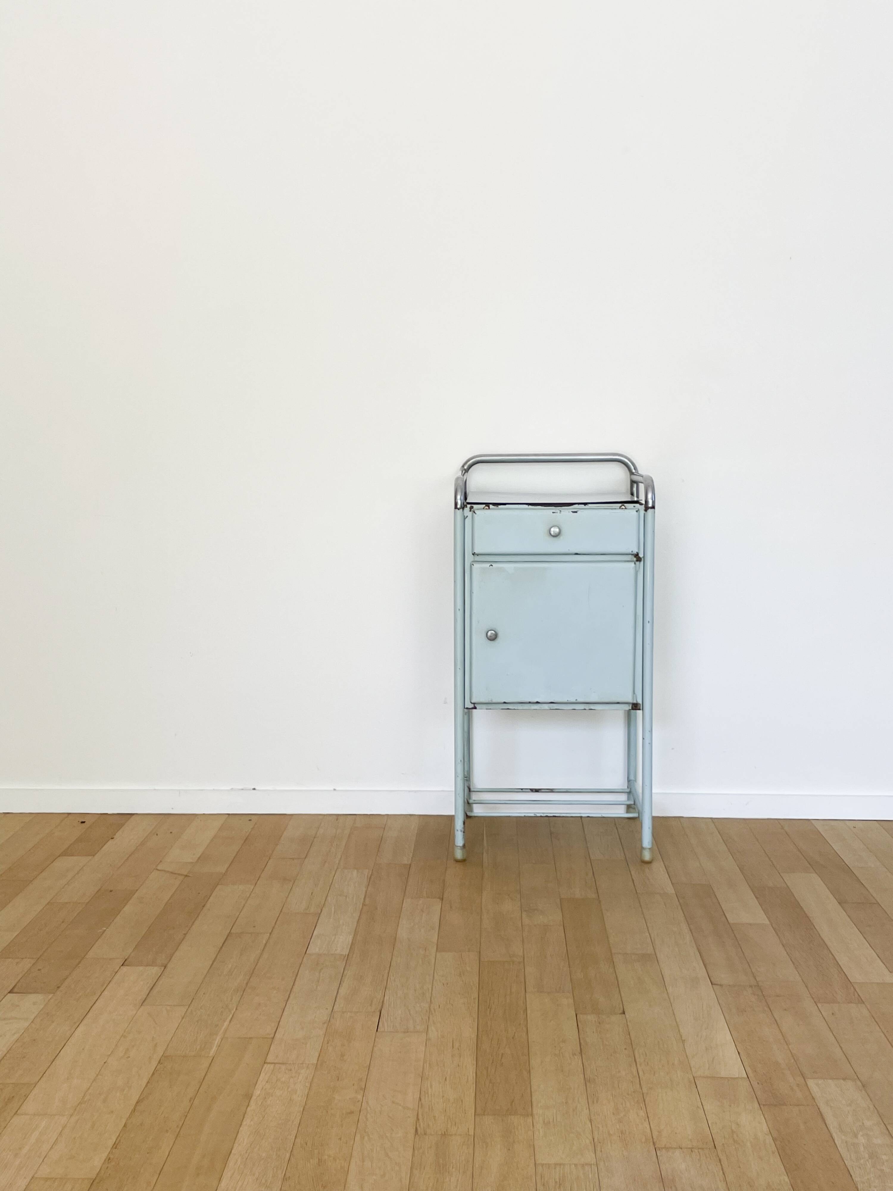 Hospital bedside table, 1950´s