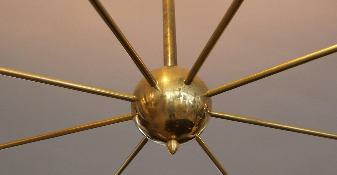 Moonlight chandelier 8 arms black